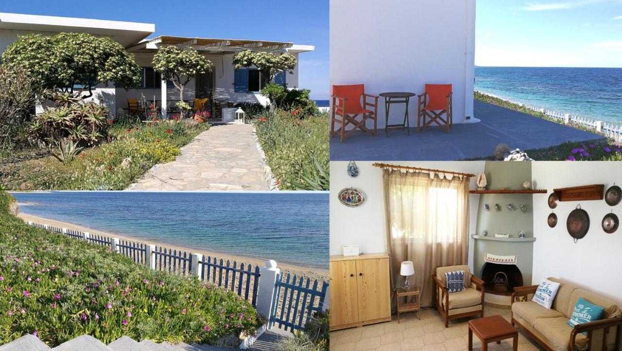 הוילה סקירוס Anemos Seaside House מראה חיצוני תמונה